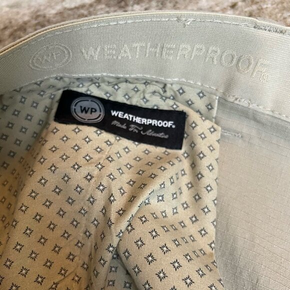 WeatherProof Shorts NWT Men’s Size 40W Multifunctional Ripstop Utility Khaki - Picture 6 of 8